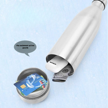 Bouteille thermos inox avec espace Secret