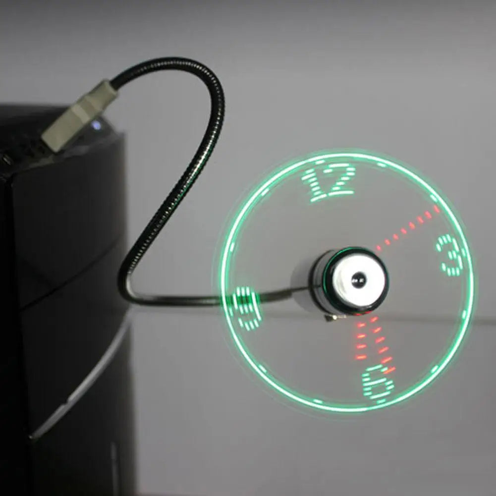 Clock Fan - mini ventilateur USB